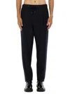 Giorgio Armani Trousers Featuring Elastic Waistband And Pockets