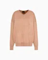Giorgio Armani Cashmere, Silk And Hemp V-neck Jumper