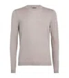 Giorgio Armani Cashmere Sweater In Beige