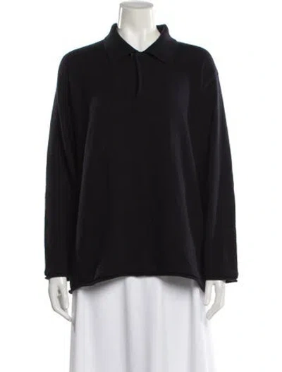 Pre-owned Giorgio Armani Cashmere Sweater In Blue