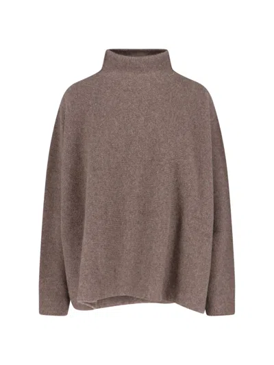 Giorgio Armani Cashmere Sweater In Brown