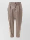 Giorgio Armani Cashmere Trousers With Double Pince Detail
