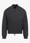 Giorgio Armani Mens Excalibur Herringbone Relaxed-fit Cashmere Jacket In Gray
