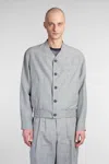 Giorgio Armani Casual Jacket In Green Viscose In Green
