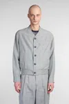 Giorgio Armani Casual Jacket In Green Viscose In Green
