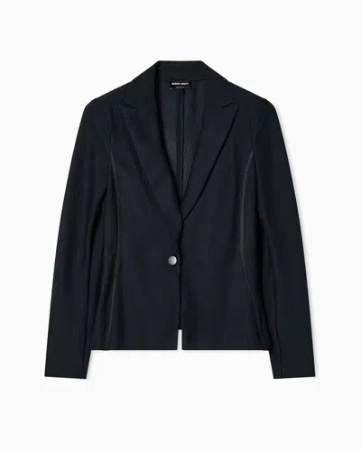Giorgio Armani Casual Jackets In Black