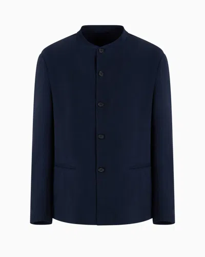 Giorgio Armani Casual Jackets In Blue