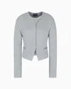 Giorgio Armani Casual Jackets In Gray