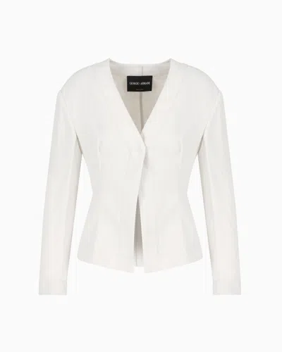 Giorgio Armani Casual Jackets In White