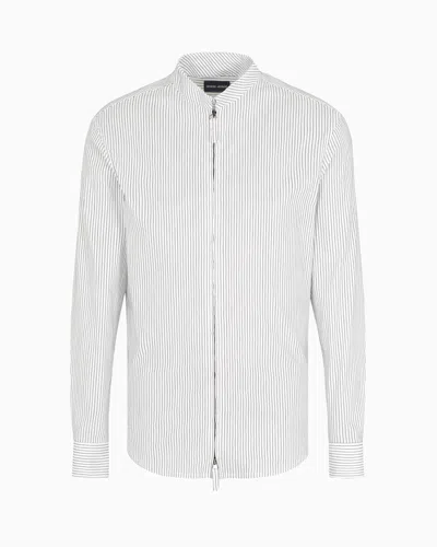 Giorgio Armani Casual Shirts In Neutral