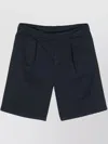 Giorgio Armani Casual Shorts With Pockets And Loops In Black
