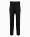Giorgio Armani Casual Trousers In Black