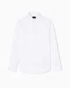 Giorgio Armani Tailored Cotton Twill Shirt With French Collar