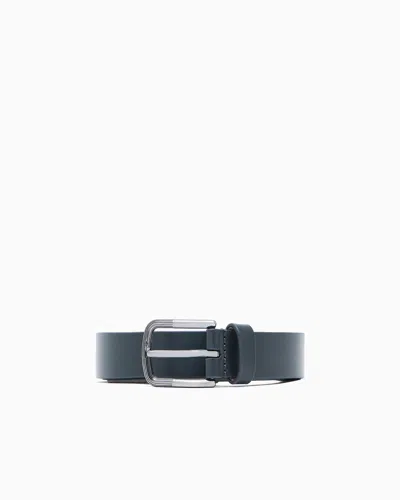 Giorgio Armani Ceinture En Cuir Suédé Et Cuir