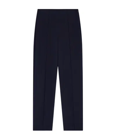 Giorgio Armani Centre-crease Trousers In Blue