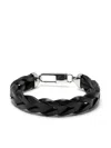 Giorgio Armani Chain Detailing Bracelets In Black