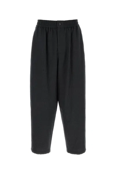 GIORGIO ARMANI CHARCOAL FLANNEL PANT