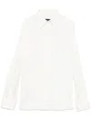 Giorgio Armani Charmeuse Shirt In Neutrals