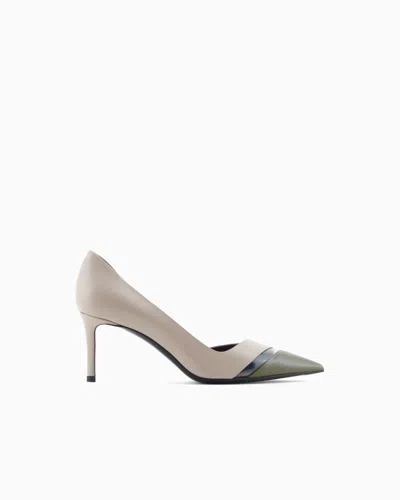 Giorgio Armani Chaussures À Talons In Animal Print
