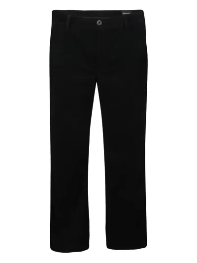 Pre-owned Giorgio Armani Chevron Velvet Trousers