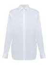 Giorgio Armani Classic-collar Button-up Shirt In White