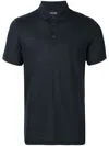Giorgio Armani Classic Polo Shirt For Men In Blue