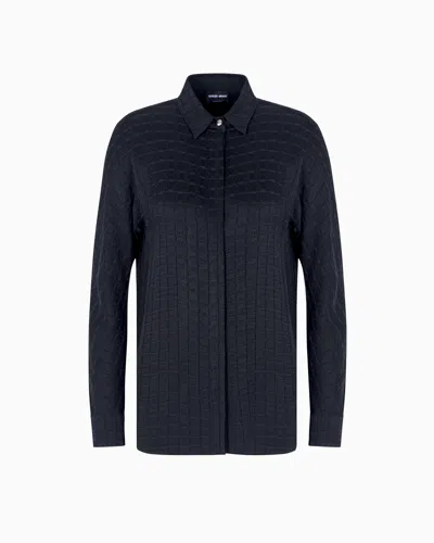 Giorgio Armani Classic Shirts In Black