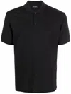 Giorgio Armani Classic Short-sleeve Polo Shirt In Schwarz