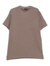 Giorgio Armani Mens Barley Fancy Crewneck Short-sleeve Jersey T-shirt In Brown