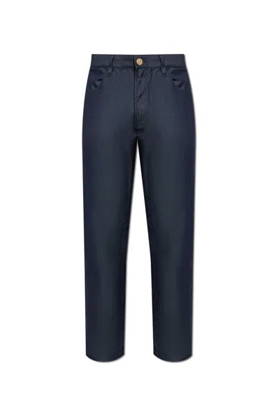 Giorgio Armani Classic Tailored Pants In Navy