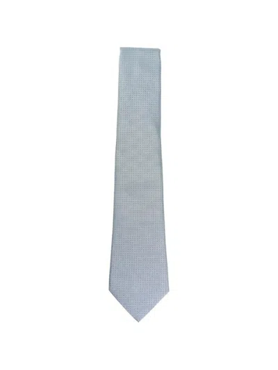 Giorgio Armani Slim Textured Tie Featuring Pointed Tip In Multi