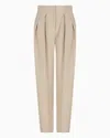 Giorgio Armani Classic Trousers In Neutral