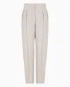 Giorgio Armani Pleat Detailing Trousers In Grey