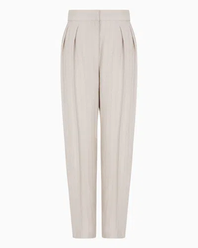 Giorgio Armani Classic Trousers In Grey