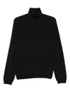 Giorgio Armani Classic Turtleneck Cashmere Sweater In Black