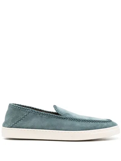 Giorgio Armani Closed Blue Trainers