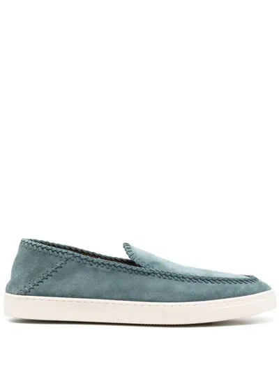 Giorgio Armani Closed Blue Trainers