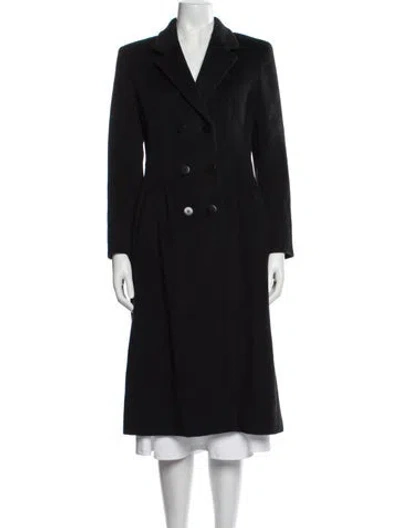 Pre-owned Giorgio Armani Coat In Black