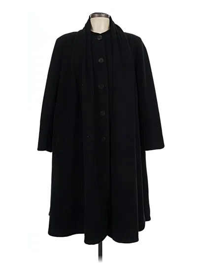 Pre-owned Giorgio Armani Coat In Black