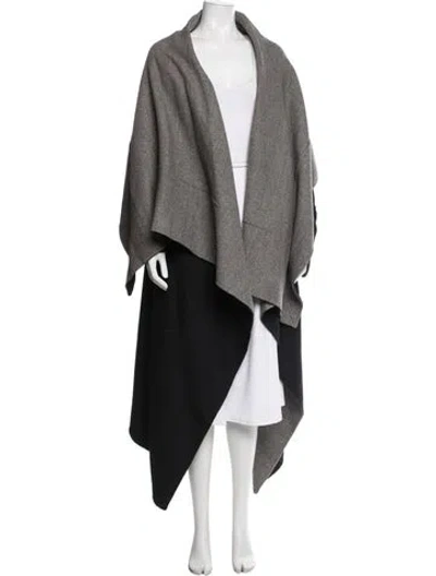 Pre-owned Giorgio Armani Coat In Black