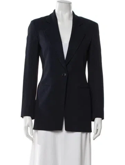 Pre-owned Giorgio Armani Coat In Blue