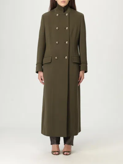 Giorgio Armani Coat  Woman Color Military In Green