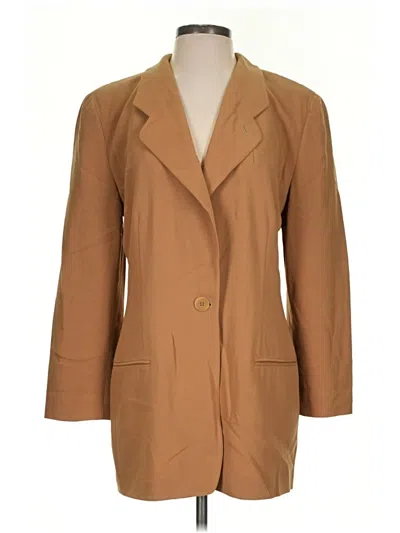 Pre-owned Giorgio Armani Coat In Tan