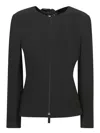Giorgio Armani Jacket With Hole On Back In Black