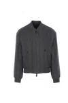 Giorgio Armani Mens Excalibur Herringbone Relaxed-fit Cashmere Jacket In Gray