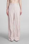 Giorgio Armani Concealed Trousers In Rose-pink
