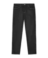 Giorgio Armani Contrast-stitching Jeans In Black