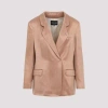 Giorgio Armani Double-breasted Blazer In Coral