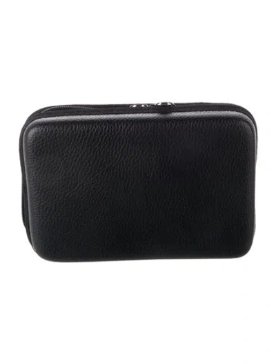 Pre-owned Giorgio Armani Cosmetic Bag In Black