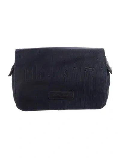 Pre-owned Giorgio Armani Cosmetic Bag In Blue